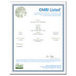OMRI Listed - Humic Land: roe-12533