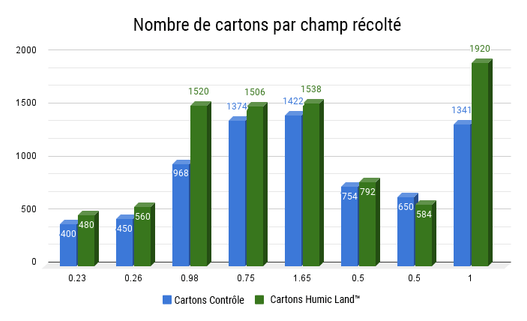 improved cilantro carton yields