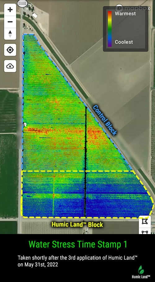 tomato yields case study water stress May 2022 - Humic Land™